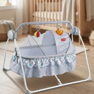 বেবি রকার অটোমেটিক ক্র্যাডল ইলেকট্রিক দোলনা বেড