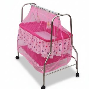 ৭৩A লাক্সারি স্টেইনলেস স্টিল বেবি দোলনা (JBD SS 73A Luxury Stainless Steel Baby