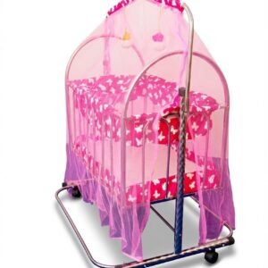 ৩৬১২ আল্ট্রা হেভি স্টেইনলেস স্টিল বেবি দোলনা (JBD SS 3612 Ultra Heavy Stainless Steel Baby Cradle) Baby Sleeping Swing Chair